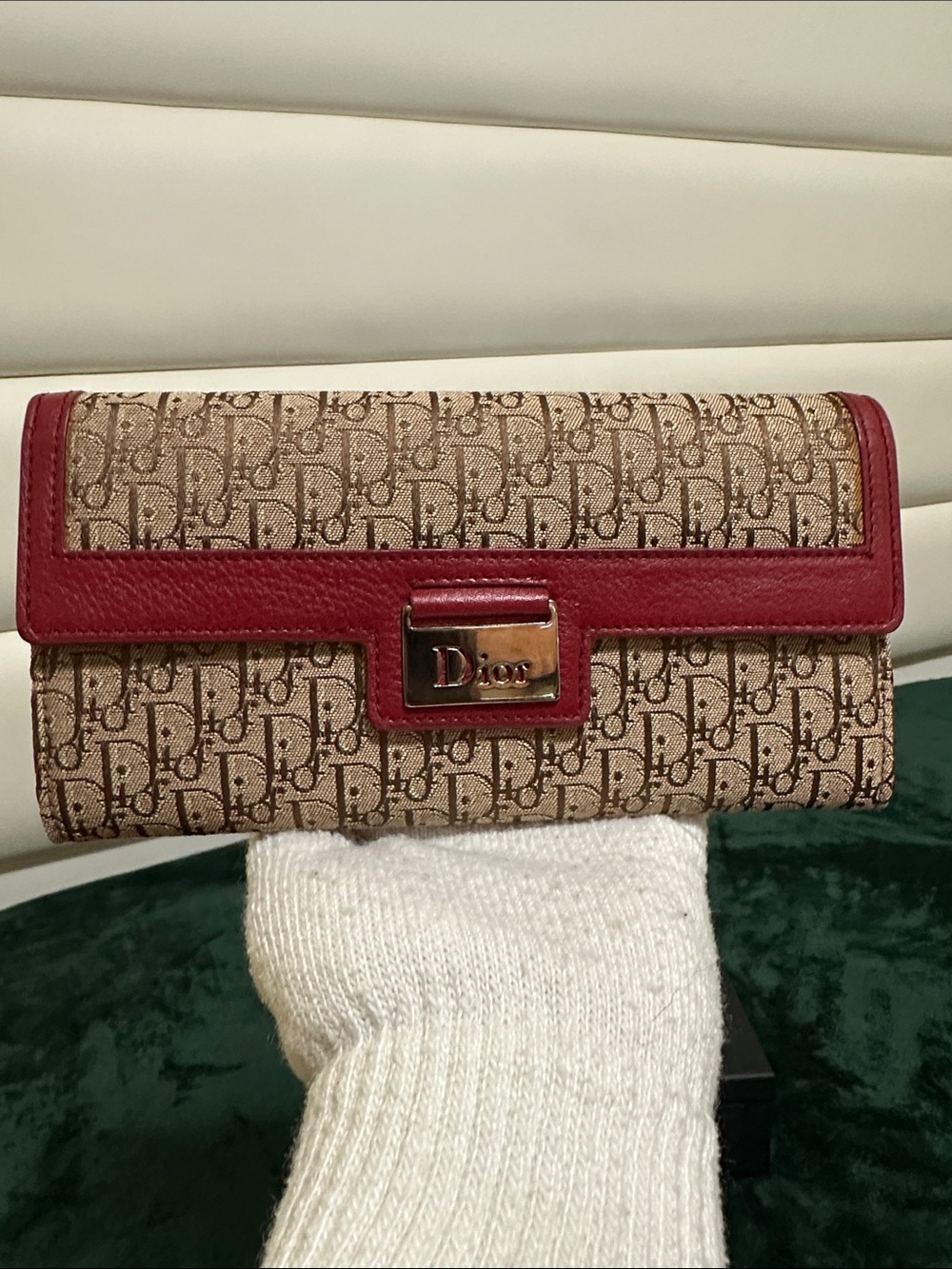 Christian Dior Canvas Wallet
